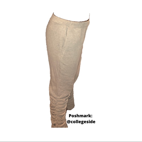 Gray Stacked Pants Joggers - Picture 4 of 7